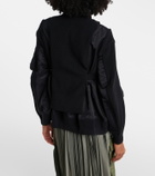 Sacai Paneled blouson jacket