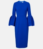 Roksanda Margot crêpe midi dress
