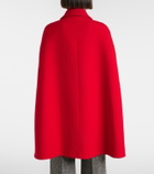 Valentino VLogo wool cape