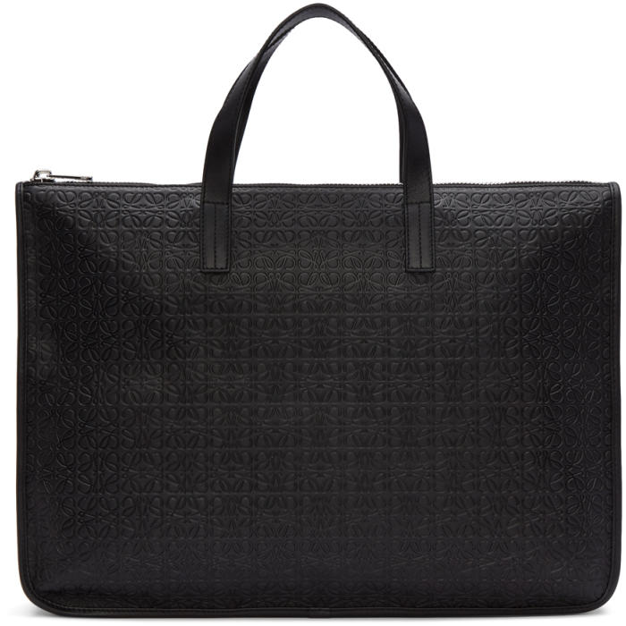 Loewe Black Anagram Briefcase