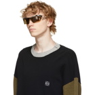 Loewe Silver Logo Mask Sunglasses