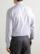 Brioni - Textured Cotton Shirt - Gray