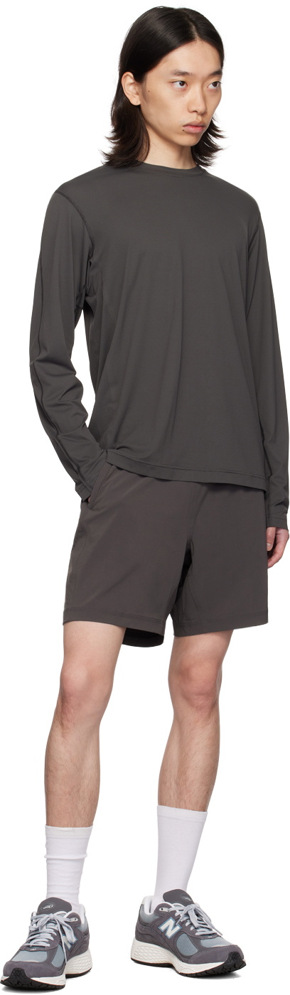 Reigning Champ Gray 4-Way Stretch Training Shorts