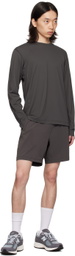 Reigning Champ Gray 4-Way Stretch Training Shorts