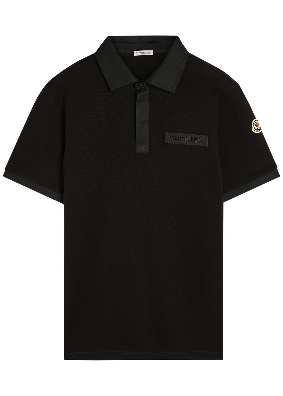 トップス MONCLER MAGLIA POLO MANICA CORTA Moncler Maglia Polo Manica Corta - Black – Kith
