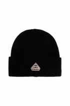 PYRENEX rubber beanie hat Black
