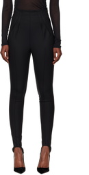 Mugler Black Tailored Leggings