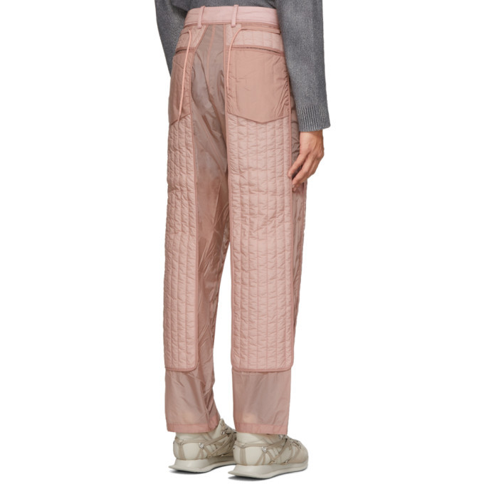 Craig Green Pink Quilted Skin Trousers Craig Green