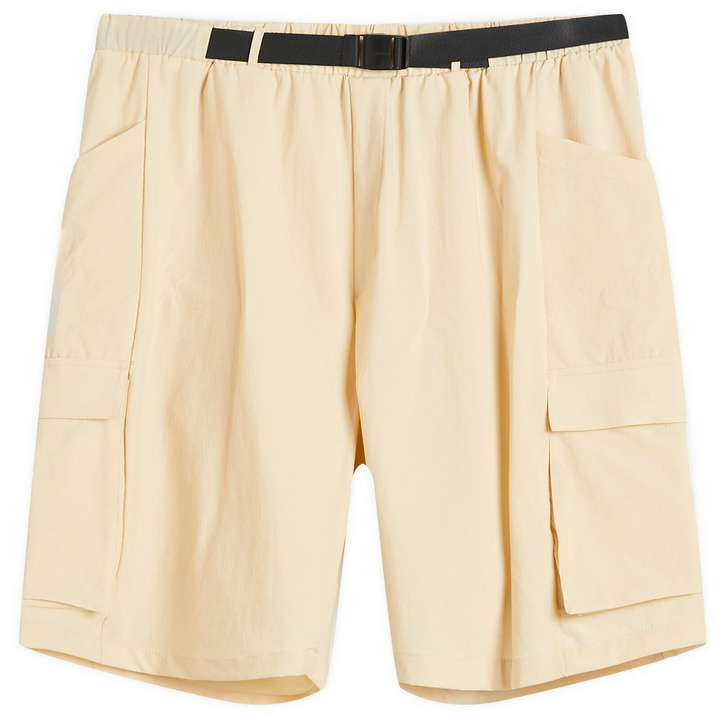 Photo: KA_YO_Prototype Men's Lightweight Cargo Shorts in Peyote