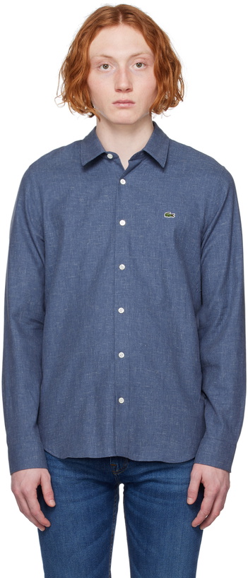 Photo: Lacoste Blue Patch Shirt