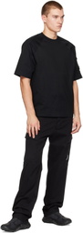 C.P. Company Black Stretch Sateen Regular Cargo Pants