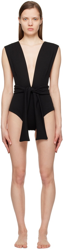 Photo: Haight Black V Swimsuit