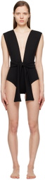 Haight Black V Swimsuit