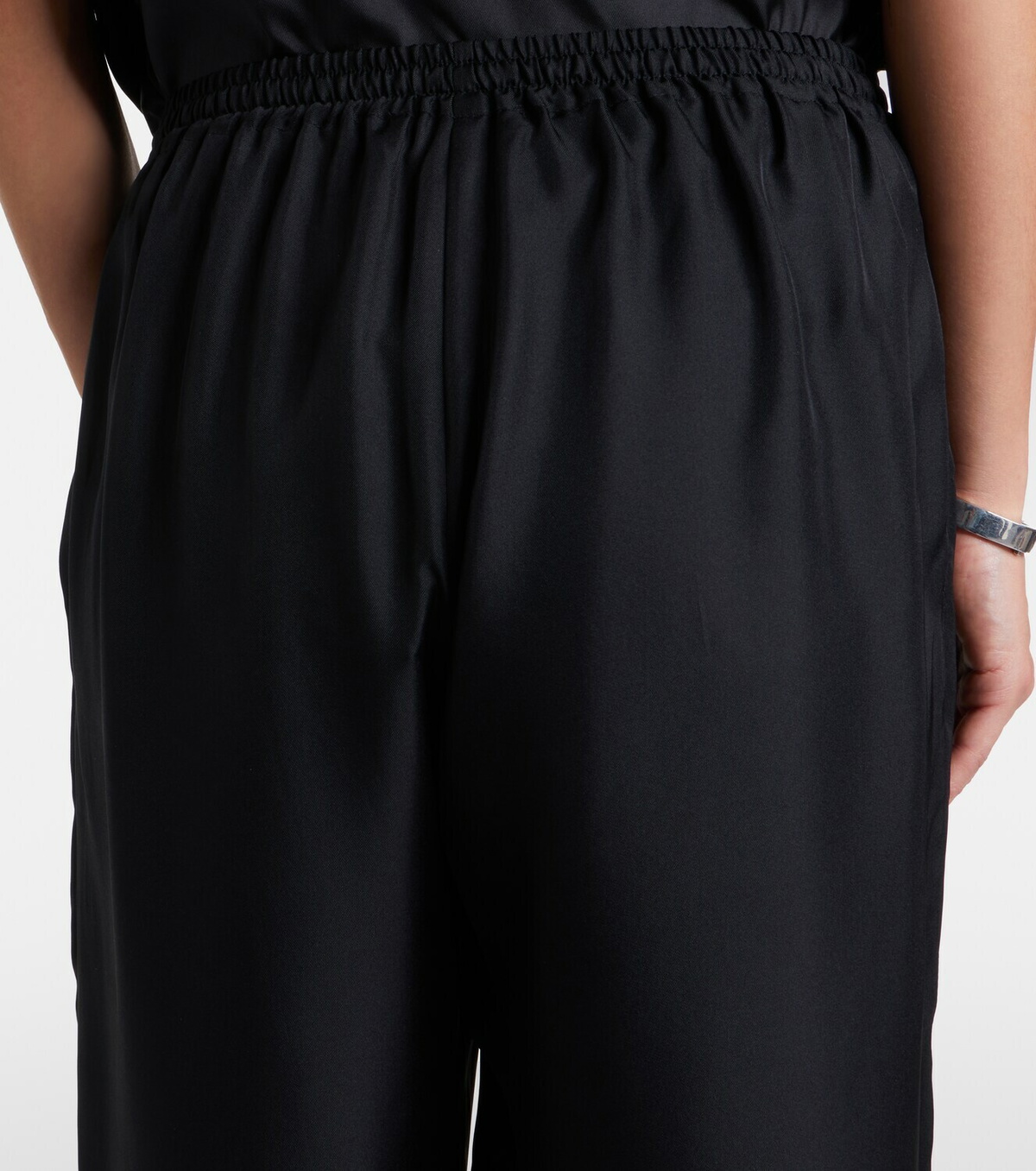 Asceno Aurelia silk wide-leg pants