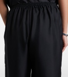 Asceno Aurelia silk wide-leg pants