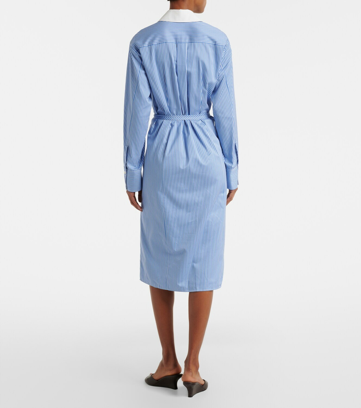 Altuzarra Floyd pinstripe cotton poplin shirt dress