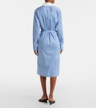 Altuzarra Floyd pinstripe cotton poplin shirt dress