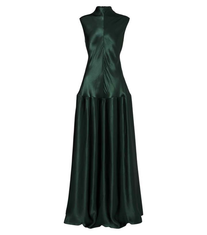Photo: Fforme Satin maxi dress