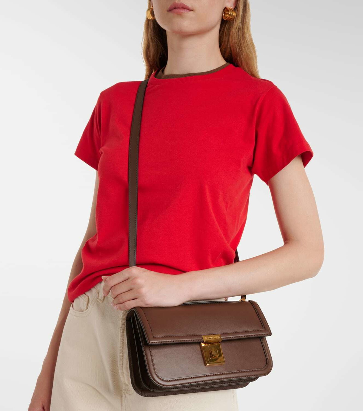 DeMellier Paris leather crossbody bag