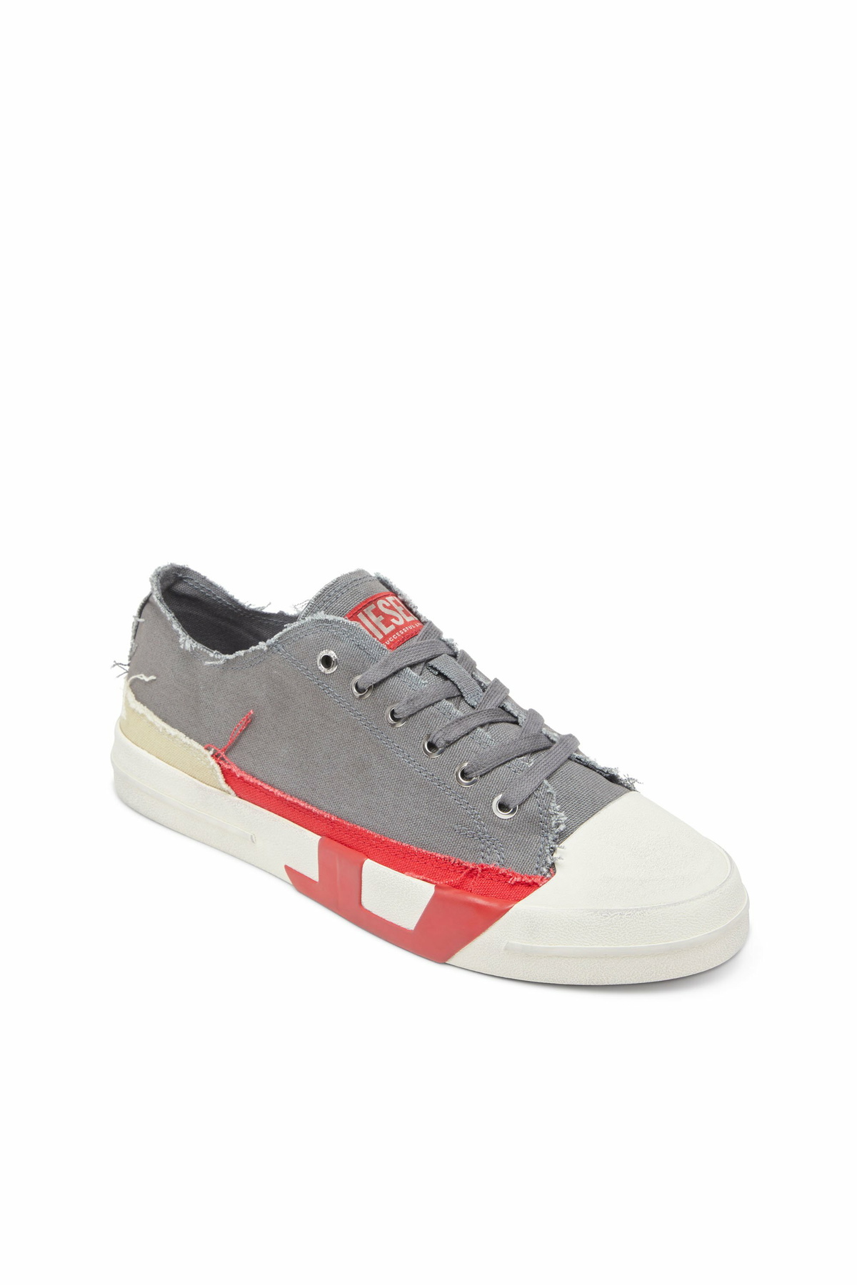 【雑誌掲載】DIESEL S-D-Verse sneakers ダメージ加工 Women's S-D-Verse-Sneakers in frayed canvas | Multicolor