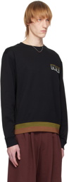 Dries Van Noten Black Appliqué Sweatshirt