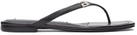 Alexander Wang Black Ivy Thong Flat Sandals