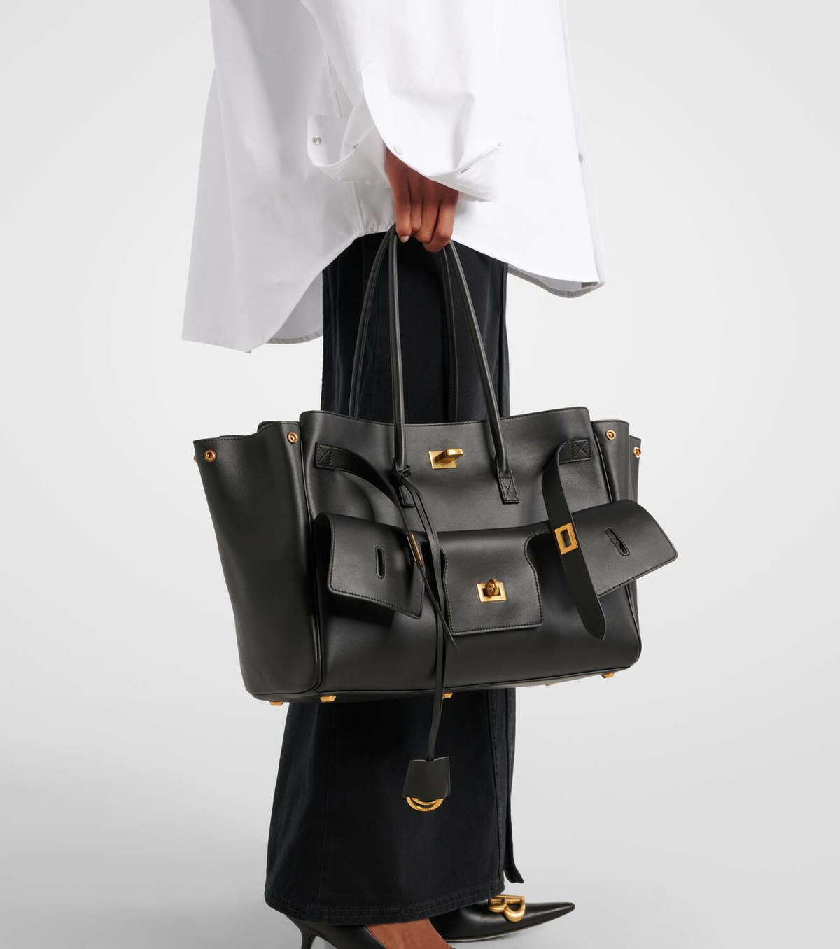 Balenciaga Bel Air Medium leather tote bag Balenciaga