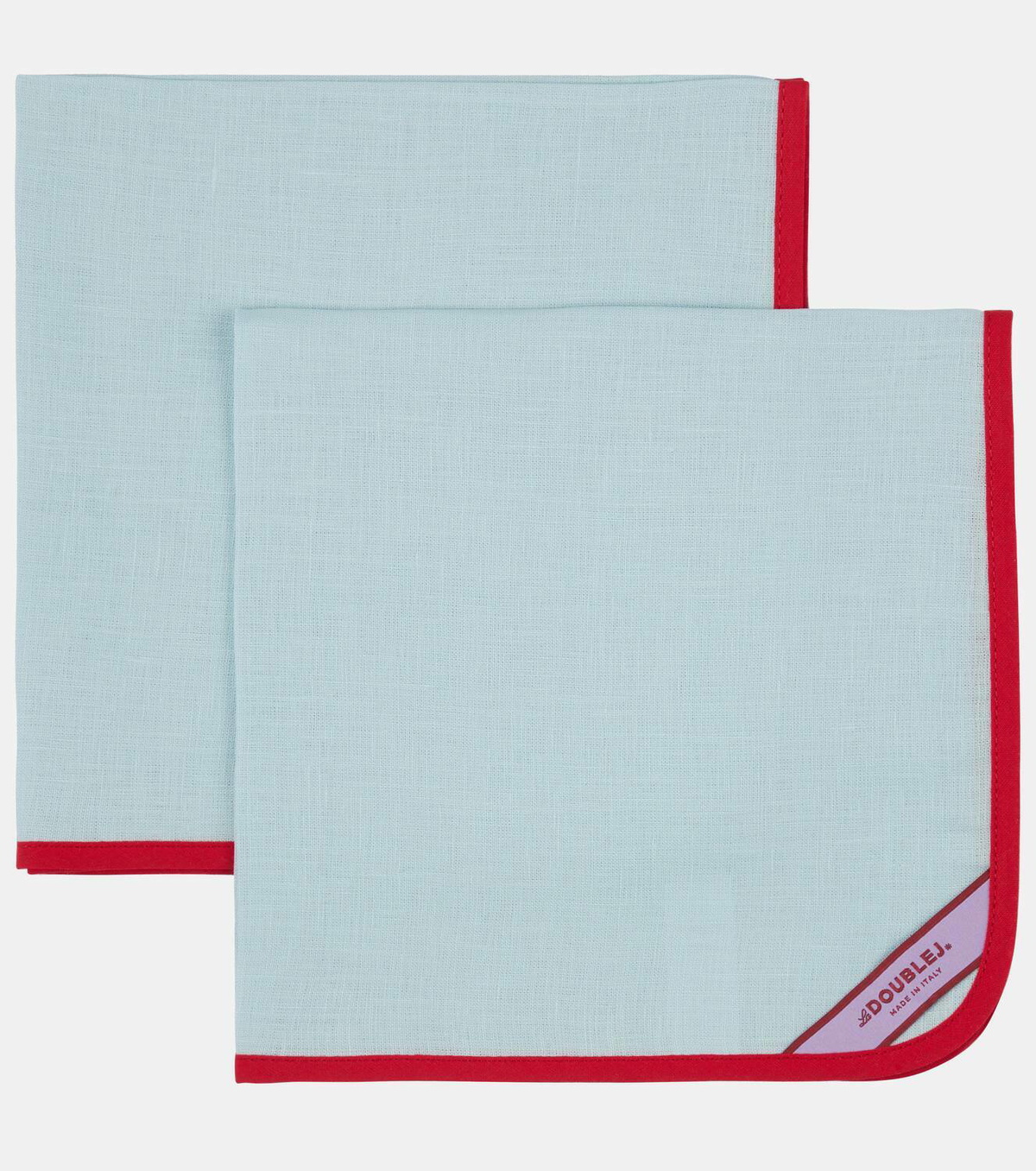 La DoubleJ Rainbow Celeste Large set of 2 napkins