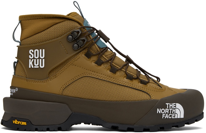 Photo: UNDERCOVER Tan The North Face Edition Soukuu Glenclyffe Boots