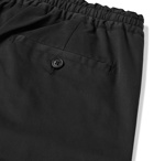 THE ROW - Josh Cotton-Blend Drawstring Trousers - Black