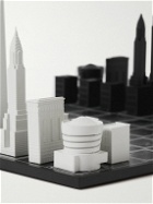 Skyline Chess - New York City Edition Acrylic and Wood Chess Set - Black