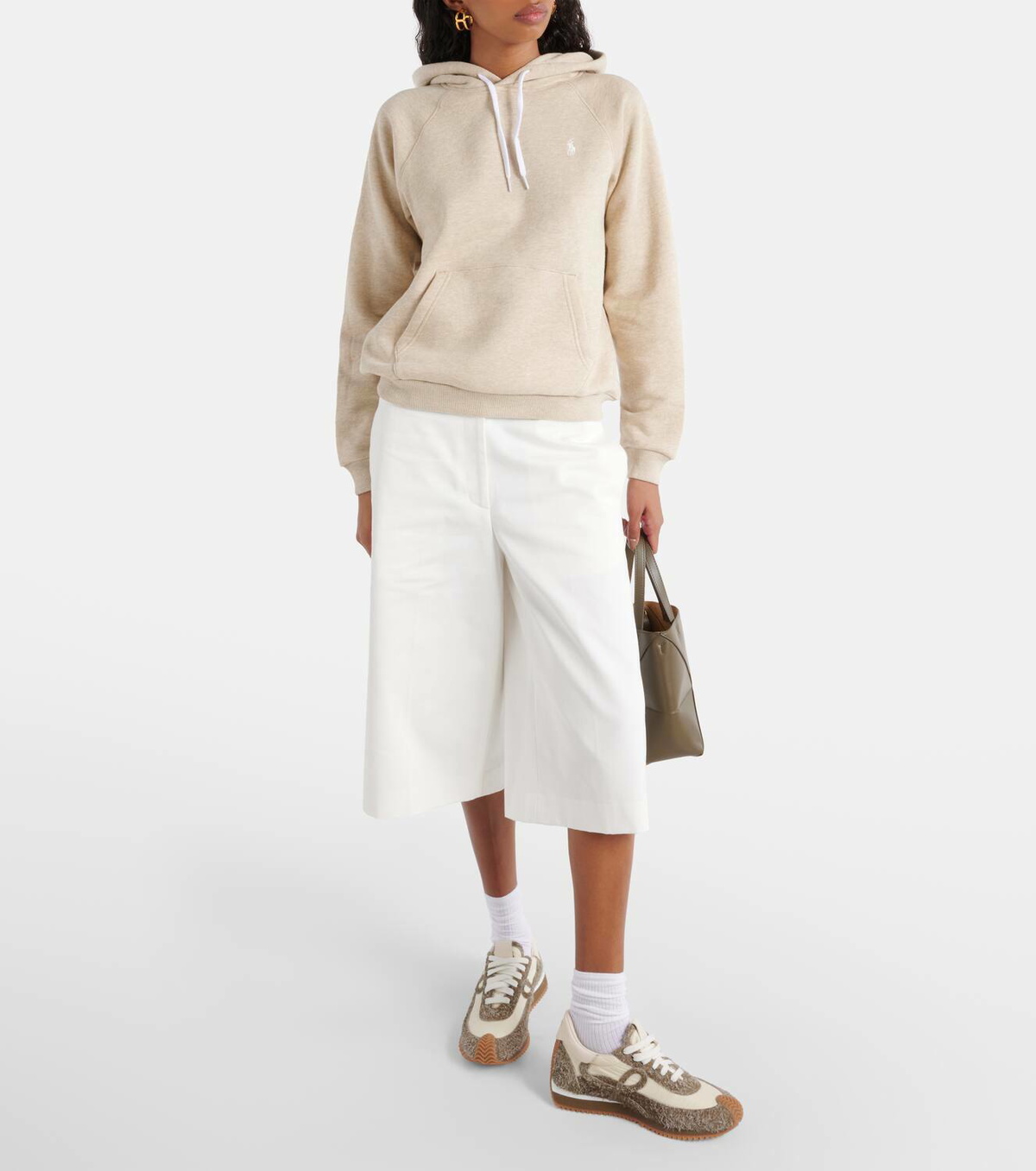 Polo Ralph Lauren Cotton-blend jersey hoodie