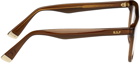RETROSUPERFUTURE Brown Flat Top Optical Glasses