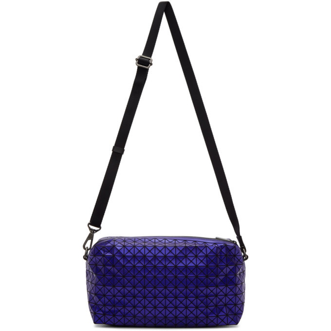 Photo: Bao Bao Issey Miyake Navy Metallic Saddle Bag