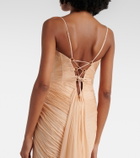 Maria Lucia Hohan Cecilia draped silk gown
