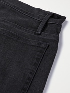 FRAME - L'Homme Slim-Fit Stretch-Denim Jeans - Black