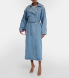 7 For All Mankind Denim trench coat