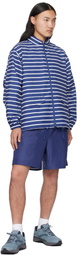DAIWA PIER39 Blue & White Stripe Tech Sailing Jacket