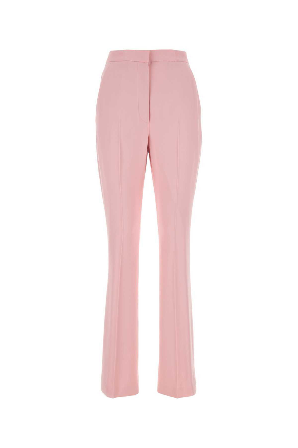 パンツ ALEXANDER MCQUEEN PASTEL PINK CREPE CIGARETTE PANT Alexander McQueen Pastel Pink Crepe Cigarette Pant Alexander