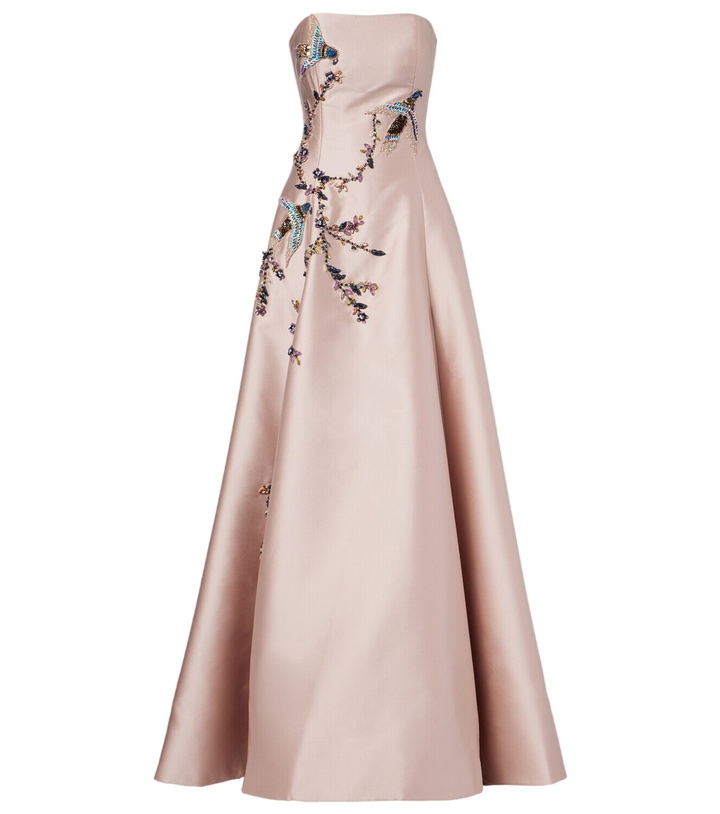 Photo: Costarellos Mavia embellished bustier gown