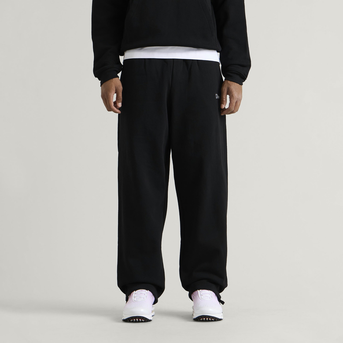Dime Men's Classic Small Logo Sweatpants in Black