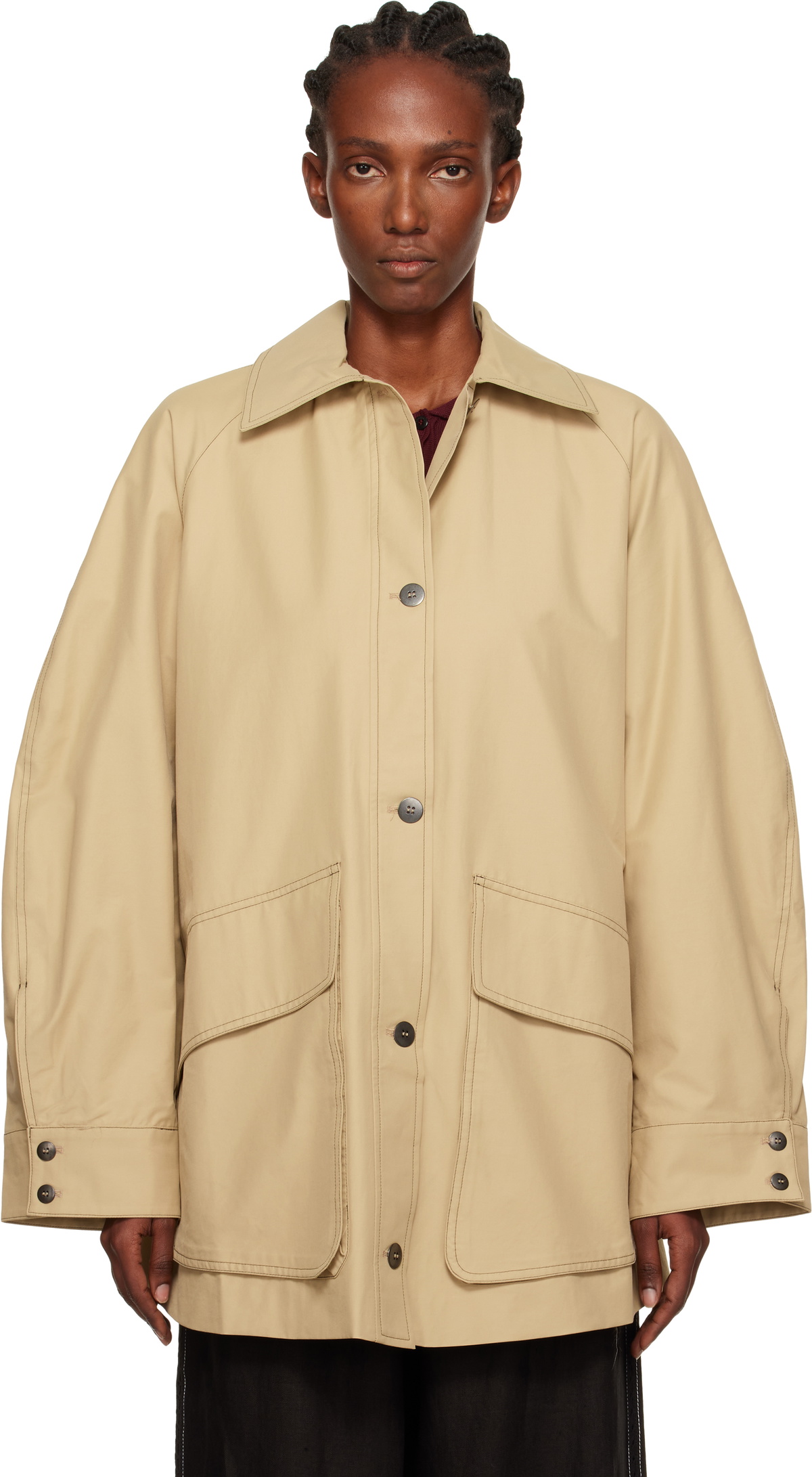 Cordera Beige Patch Pocket Jacket CORDERA