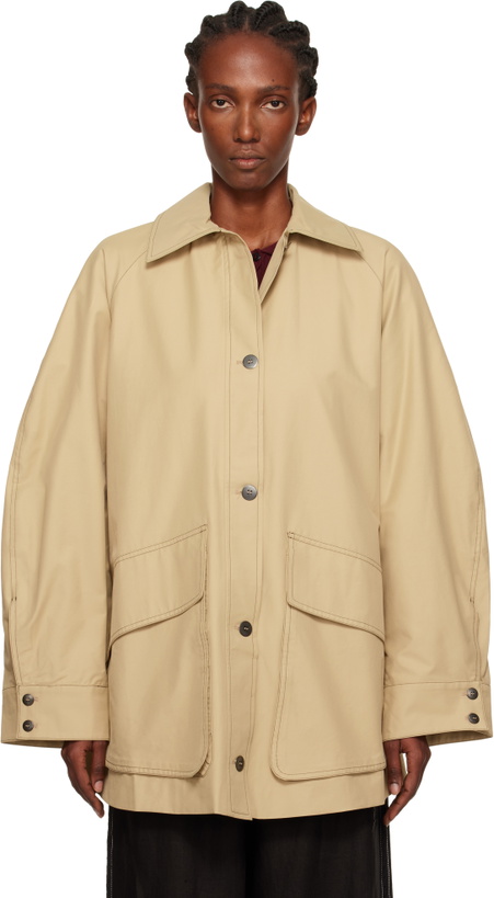 Photo: Cordera Beige Patch Pocket Jacket