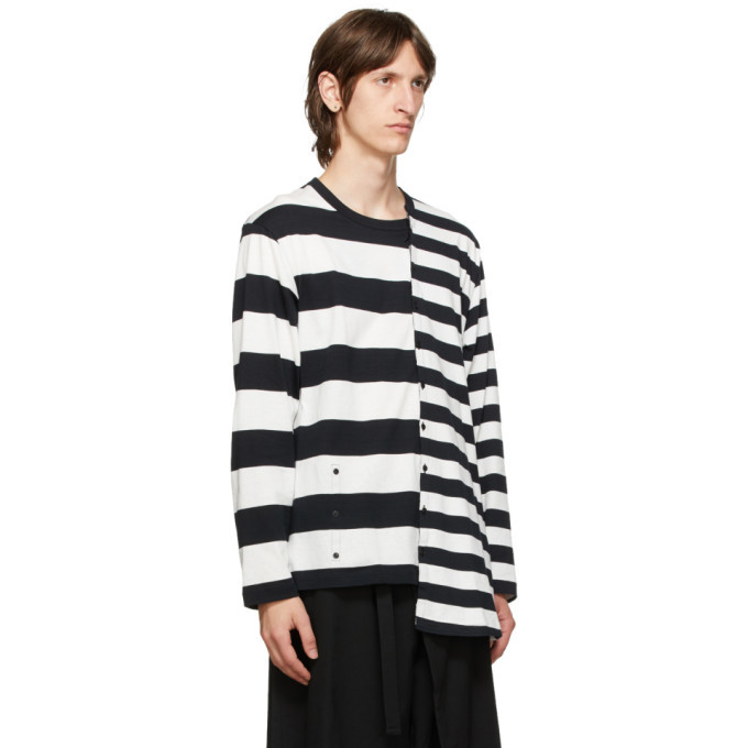 Y’s Yohji Yamamoto stripe design shirt COTTON STRIPE SWITCHING SHIRT (M) – THE SHOP YOHJI YAMAMOTO