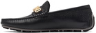 Moschino Black Logo Loafers