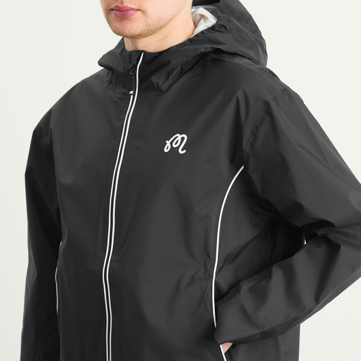 Malbon Men's Cloud Burst Jacket in Black