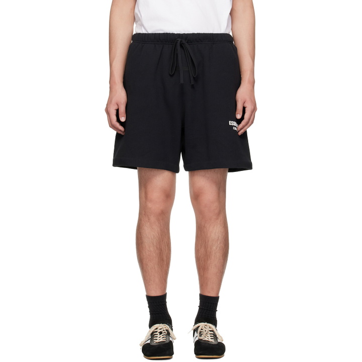 Photo: Fear of God ESSENTIALS Black Classic Sweat Shorts