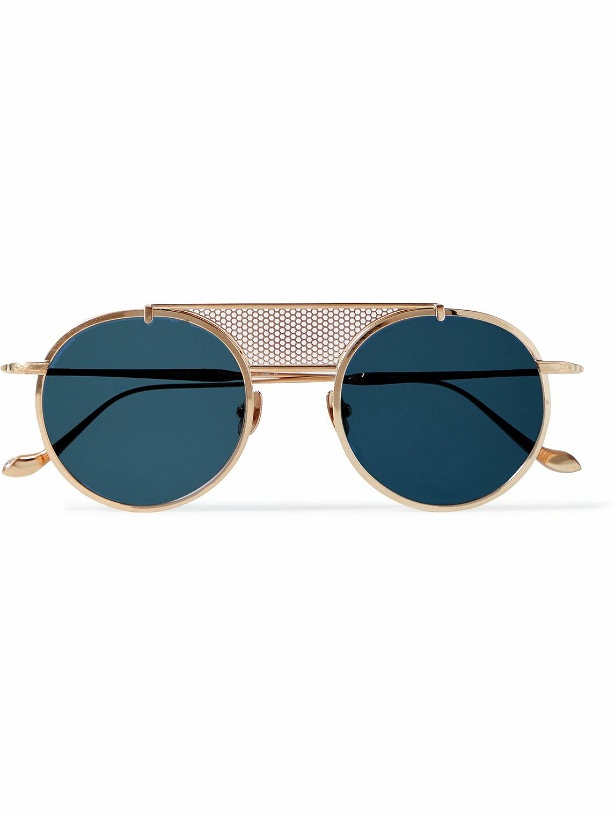 Photo: Matsuda - Aviator-Style Gold-Tone Titanium Sunglasses
