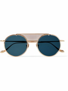 Matsuda - Aviator-Style Gold-Tone Titanium Sunglasses