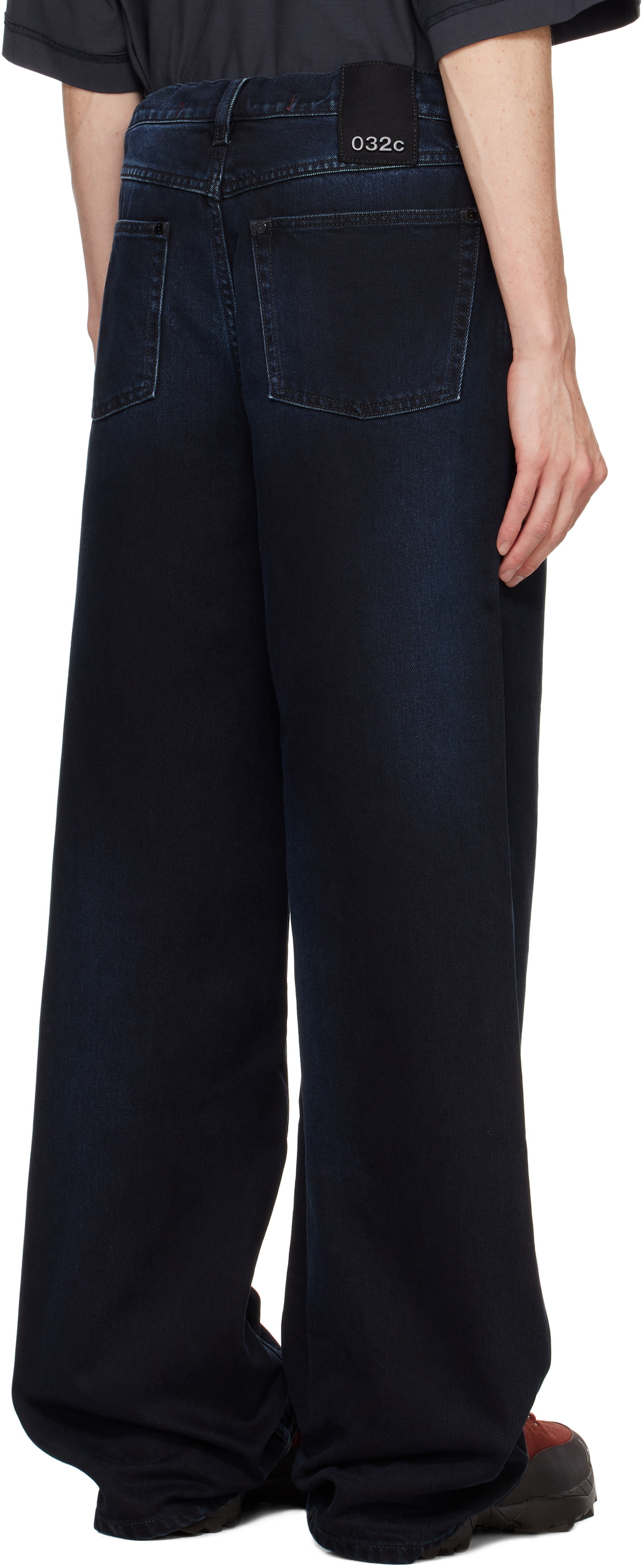 032c Blue Goya Wide Leg Jeans